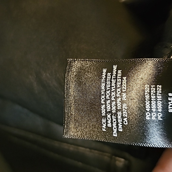 Aritzia Wilfred Black Vegan Leather Cropped High Rise Pants - Picture 11 of 11